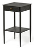 Franklin - Sängbord, B 40, H 70 cm - Svart