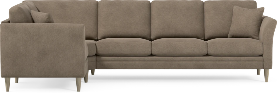 Eden - Hörnsoffa, 1+3-sits - Brun