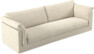 Cherrie - 4-sits soffa, hel dyna och kappa - Beige