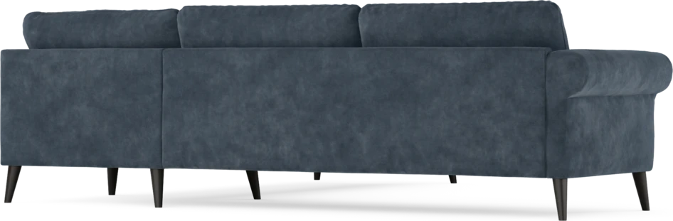 Bridge - Hörnsoffa, 3+3-sits - Blå