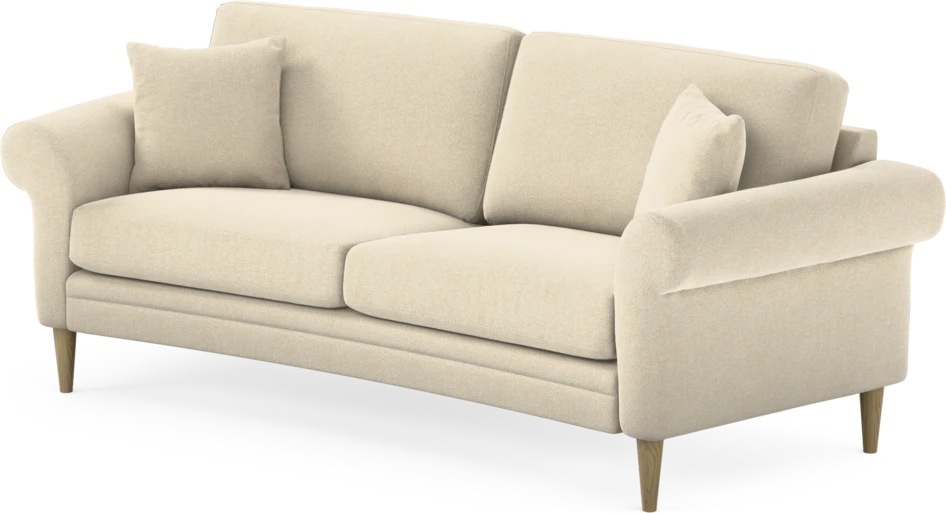 Eden - 2,5-sits soffa svängd - Beige