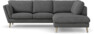 Madison Lux - 2-sits soffa med divan höger - Vit
