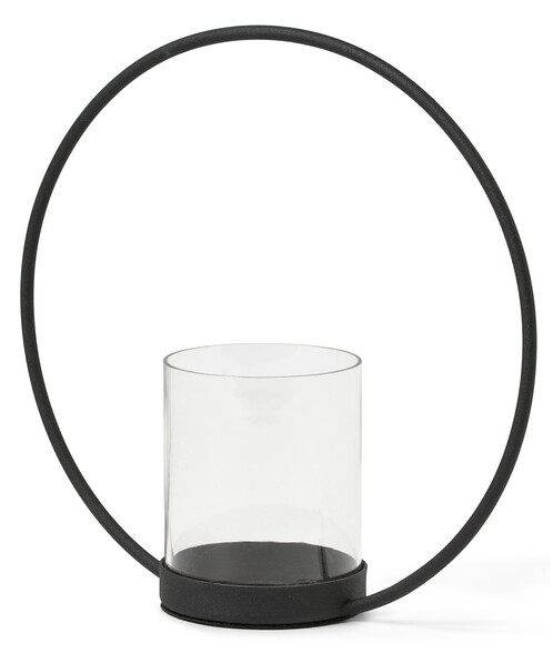 Sander - Ljushållare, H 25 cm - Svart