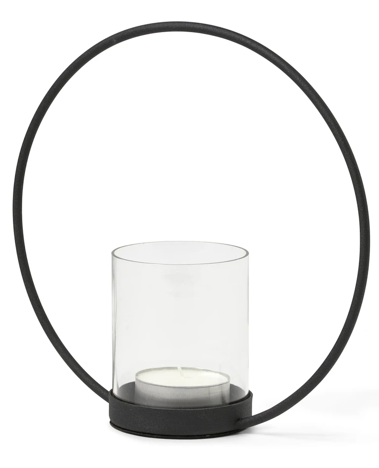 Sander - Ljushållare, H 25 cm - Svart
