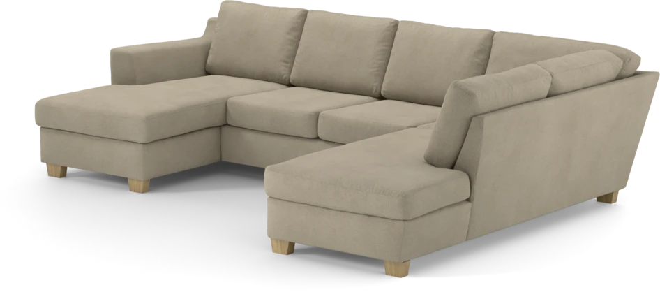 Friday - 3-sits soffa med schäslong vänster och divan höger - Beige