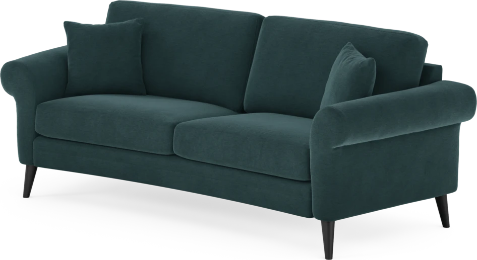 Eden - 2,5-sits soffa svängd - Blå