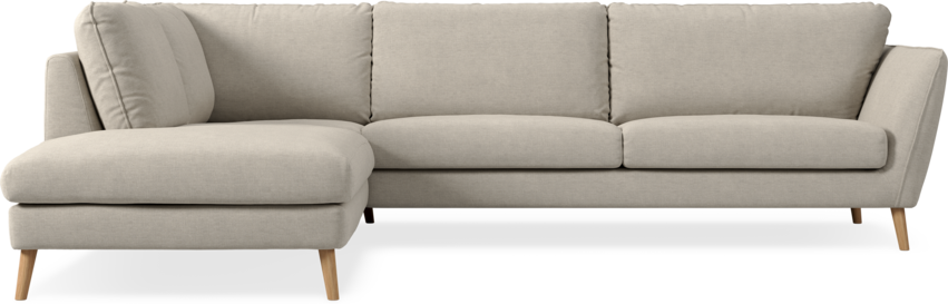 Madison - 3-sits soffa med divan vänster - Beige