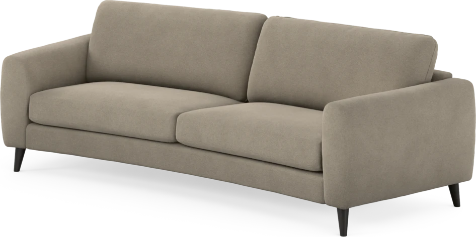 Bridge - 3-sits soffa svängd - Beige
