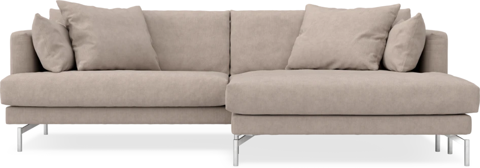 Harper - 4-sits med schäslong XL höger - Beige