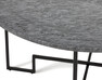 Parga - Soffbord, Ø 80 cm - Grå