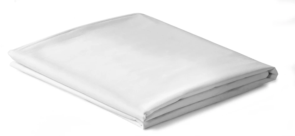 Viena - Lakan i bomullspercale, 180x260 cm - Vit