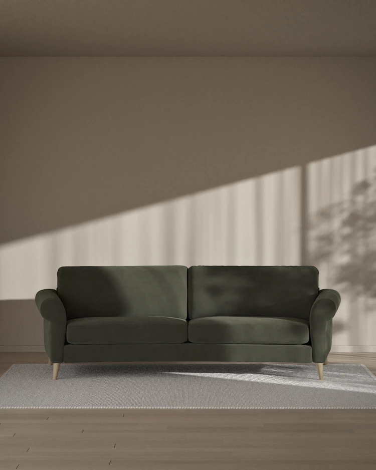 Bridge - 3-sits soffa svängd - inspiration