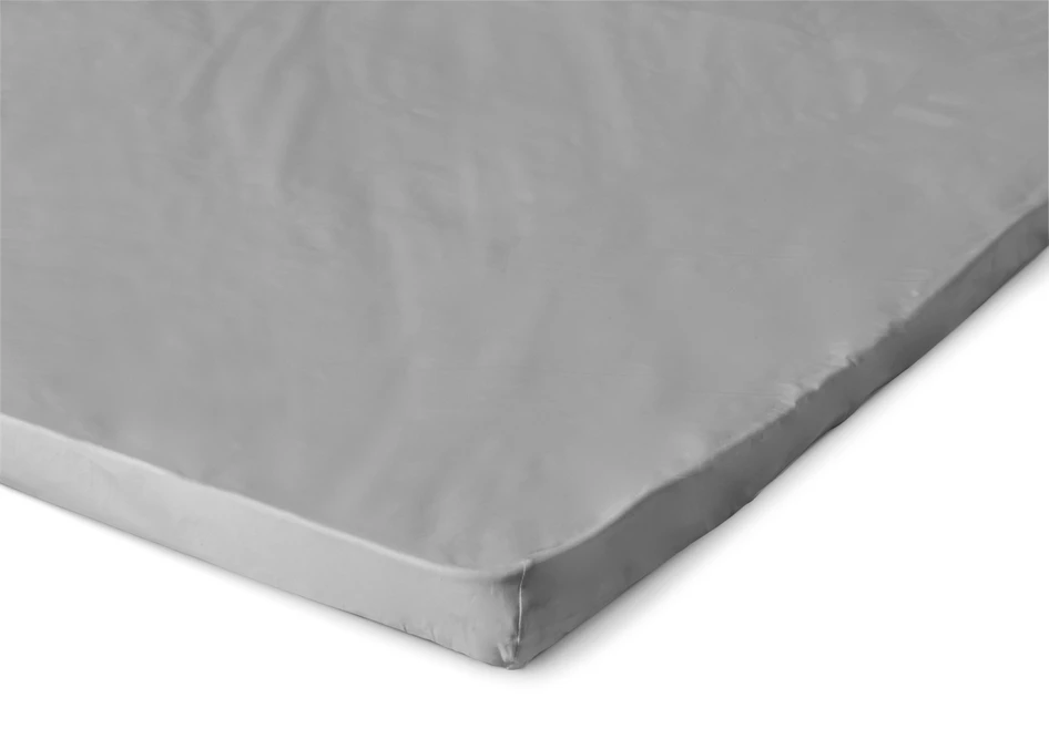 Julienne - Kuvertlakan i bomullspercale, 120x200 cm - Grå