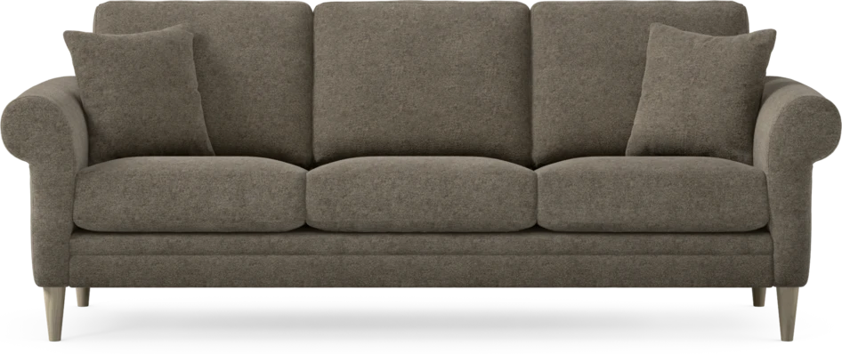 Eden - 3-sits soffa - Brun