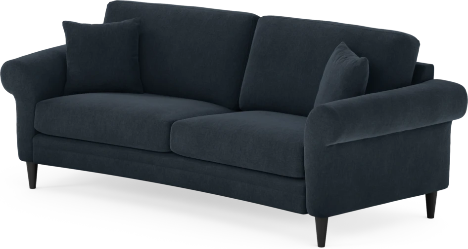Eden - 2,5-sits soffa svängd - Blå