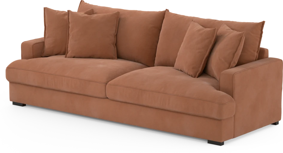 Mila - 4-sits soffa - Orange