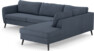 County - 2,5-sits soffa med divan höger - Blå