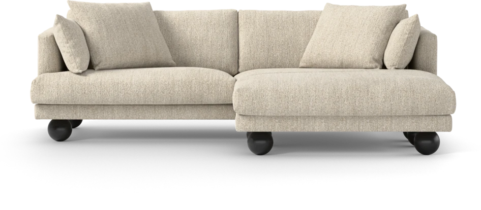 Harper - 4-sits med schäslong XL höger - Beige