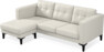 Rio - 3-sits soffa med schäslong vänster - Vit