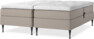 Delux Sense - Ställbar säng, dubbelsäng med bäddmadrass - Beige