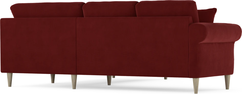 Eden - Hörnsoffa, 2+2-sits - Röd