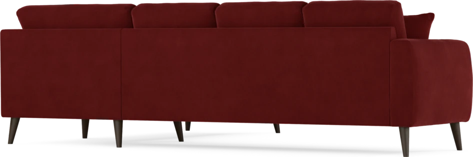 Eden - Hörnsoffa, 3+2-sits - Röd