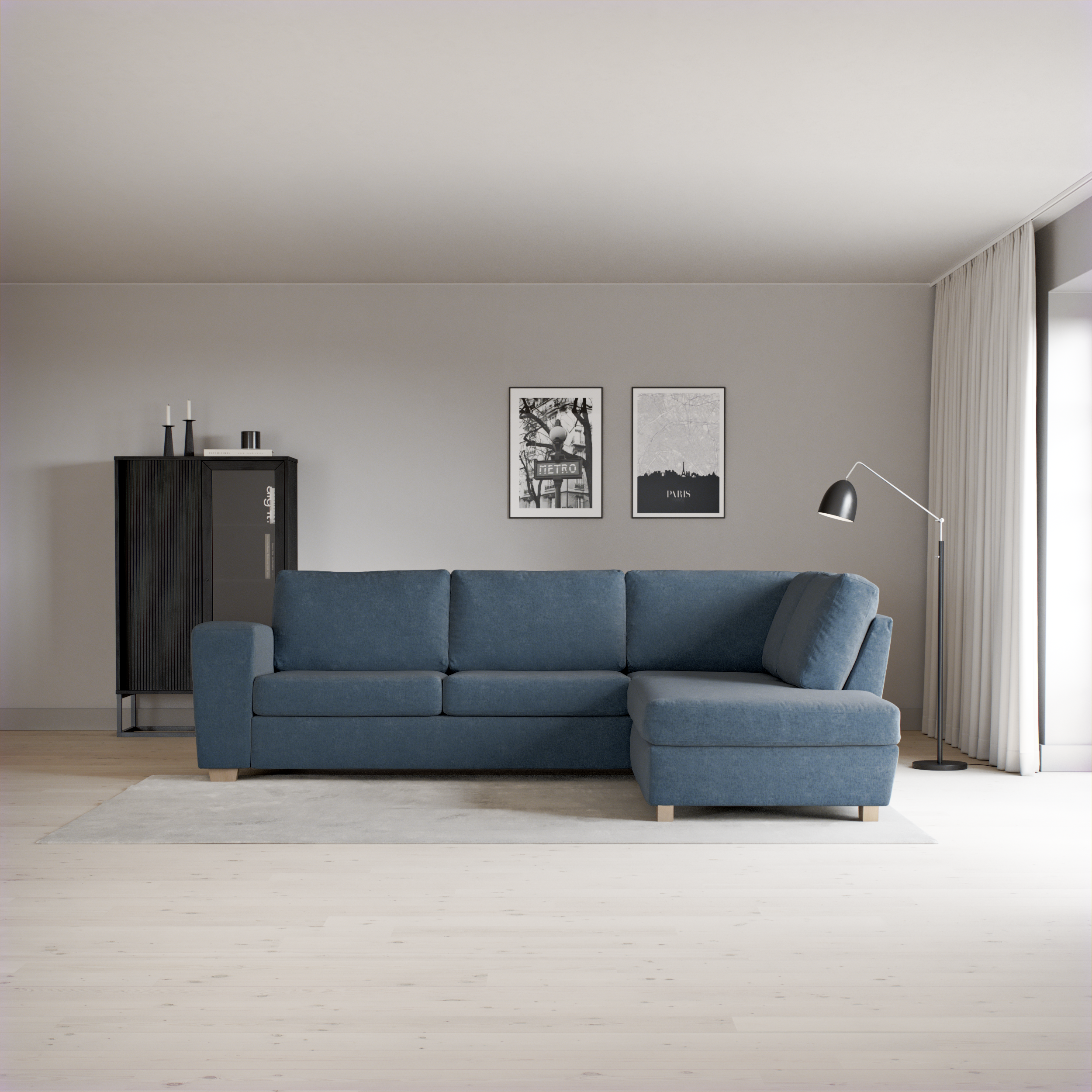Friday - 2,5-sits soffa med divan höger - inspiration