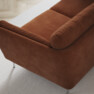 Madison - 2-sits soffa med schäslong höger - Orange