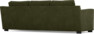 Friday - 3-sits soffa med schäslong höger - Grön