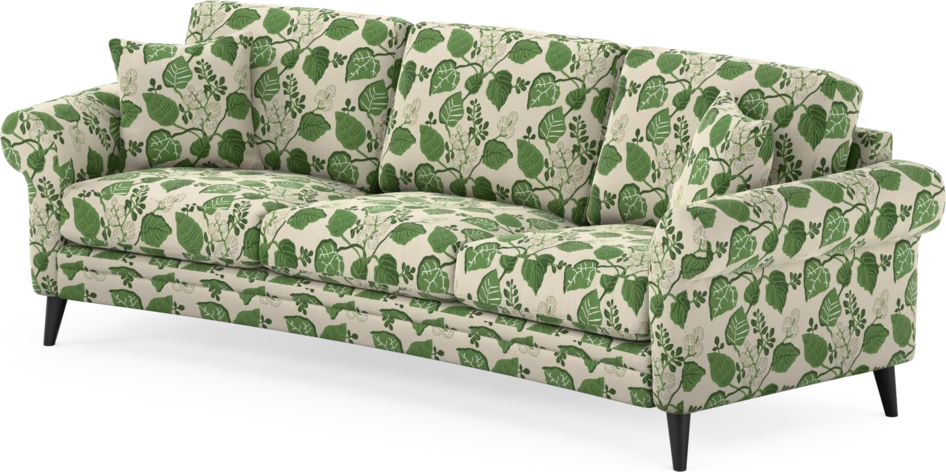 Eden - 3-sits soffa svängd - Flerfärgad