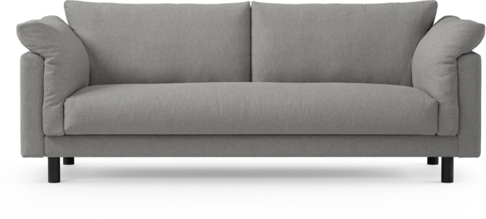 Cherrie, 3-sits soffa, hel dyna, fast klädsel