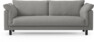 Cherrie - 3-sits soffa, hel dyna, fast klädsel - Grå