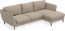 Madison Lux - 2-sits soffa med schäslong höger - Beige