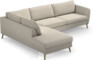County - 2,5-sits soffa med divan vänster - Beige