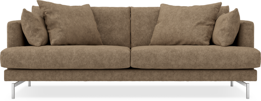 Harper - 3-sits soffa - Brun