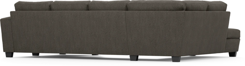 Friday - 3-sits soffa med divan vänster och schäslong höger - Brun