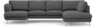 Madison Lux - 2-sits soffa med schäslong vänster och divan höger - Vit
