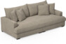 Rossi - 3-sits soffa, hel dyna - Beige