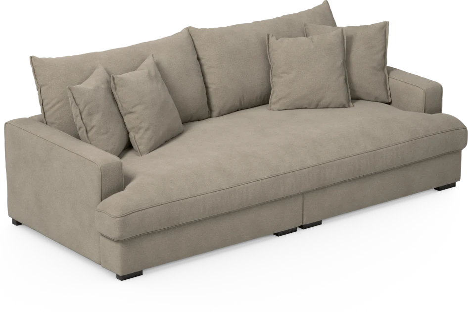 Rossi - 3-sits soffa, hel dyna - Beige