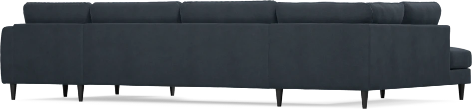 Bridge - 3-sits soffa med divan vänster och schäslong höger - Blå