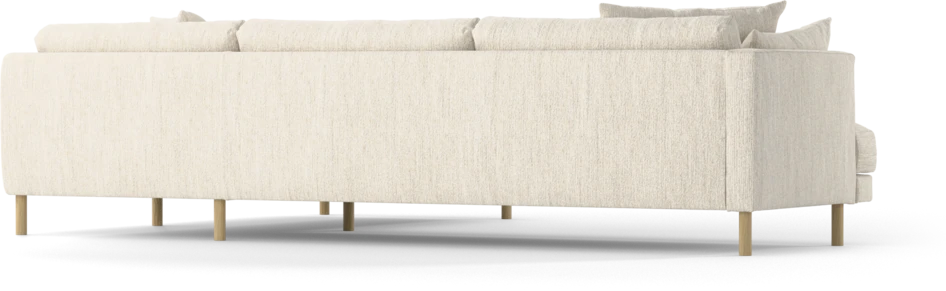 Harper - 3-sits soffa med divan höger - Vit