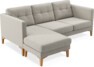 Rio - 3-sits soffa med schäslong vänster - Beige