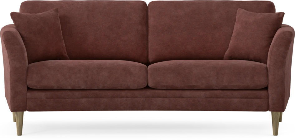 Eden - 2,5-sits soffa svängd - Röd