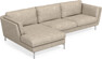 Madison - 3-sits soffa med schäslong vänster - Beige