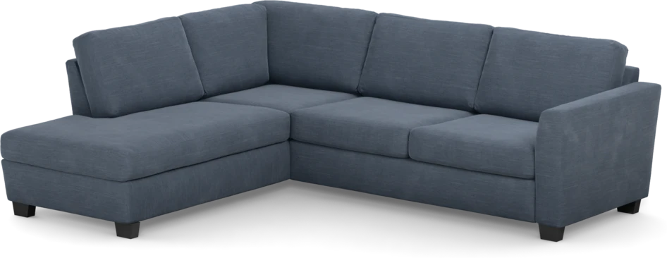 Friday - 2,5-sits soffa med divan vänster - Blå
