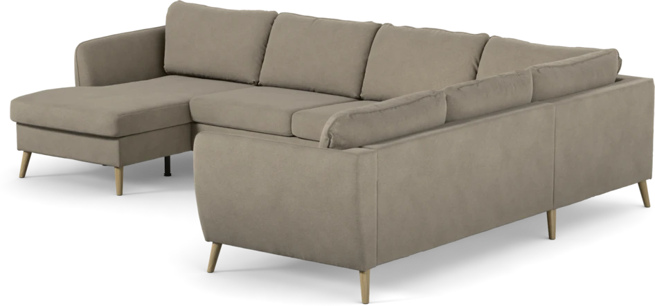 County - Hörnsoffa, 3+2-sits med schäslong vänster - Beige