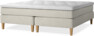 Delux Sense - Kontinentalsäng, dubbelsäng med bäddmadrass - Beige