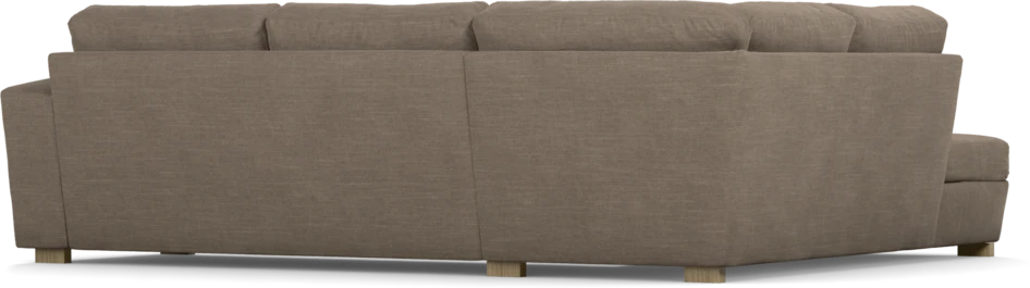 Friday - 2,5-sits soffa med divan vänster - Brun