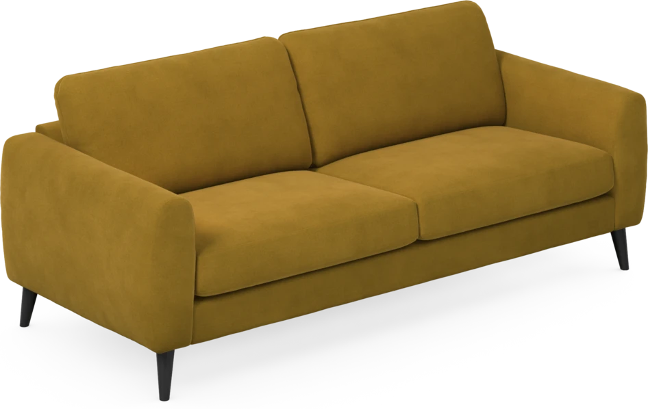 Bridge - 3-sits soffa - Gul