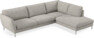 Madison Lux - 3-sits soffa med divan höger - Vit